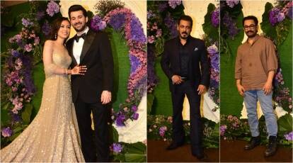 Karan Deol Drisha Acharyas wedding: Dharmendra grooves to Dhol beats