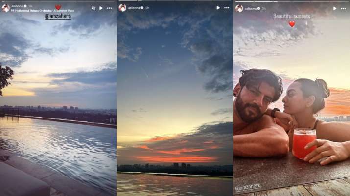 Sonakshi Sinha shares glimpses of her romantic gateway with husband Zaheer Iqbal