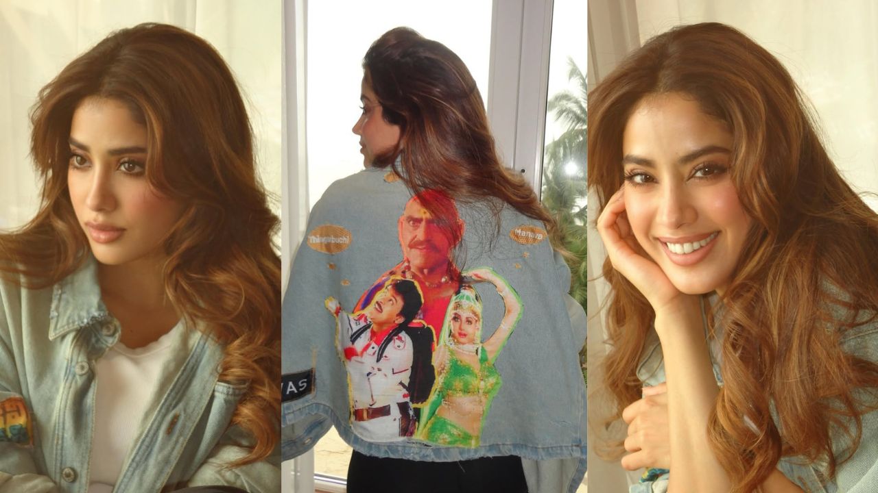 Janhvi Kapoor calls mom Sridevi fairy princess as she rewatches Jagadeka Veerudu Athiloka Sundari, wears personalized jacket